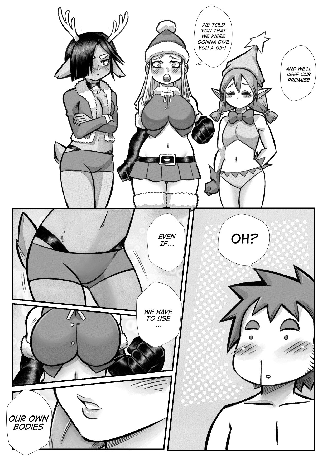 The Christmas Three porn comic picture 14