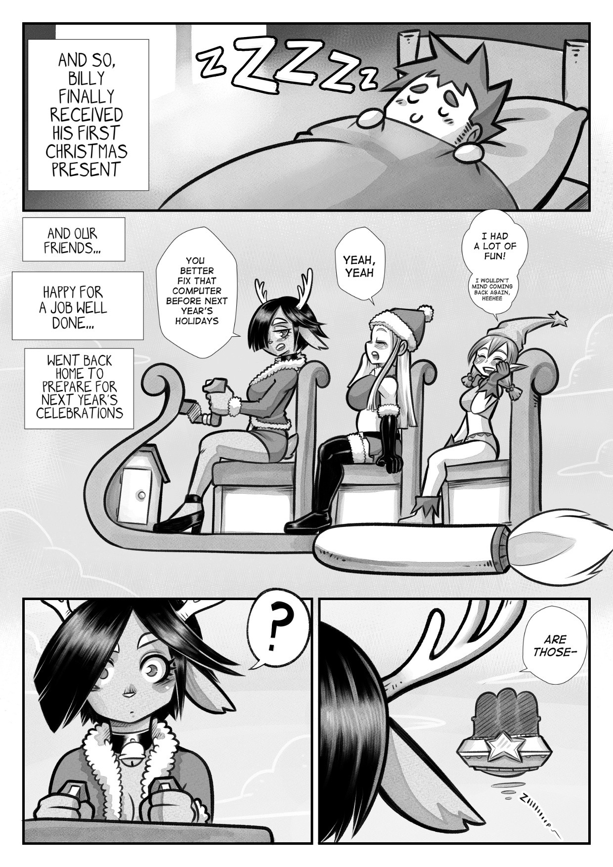 The Christmas Three porn comic picture 26