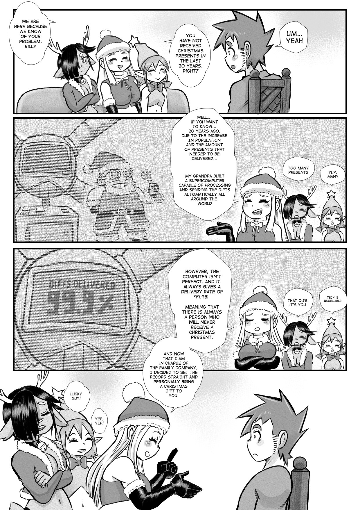 The Christmas Three porn comic picture 9