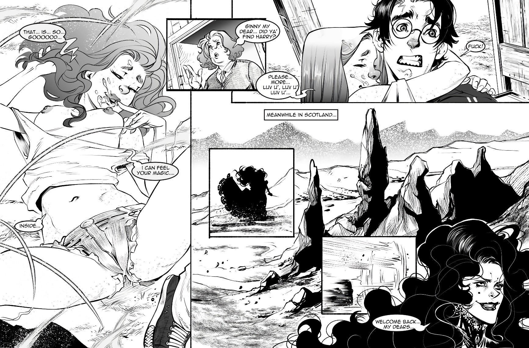 The Harry Potter Experiment 3 porn comic picture 8