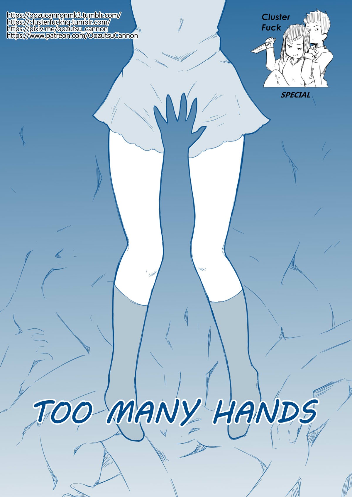 Too Many Hands porn comic picture 1