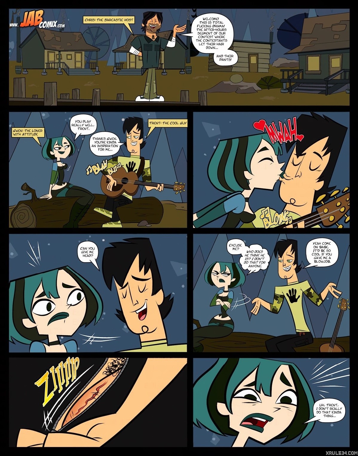 Total Fucking Drama porn comic picture 2