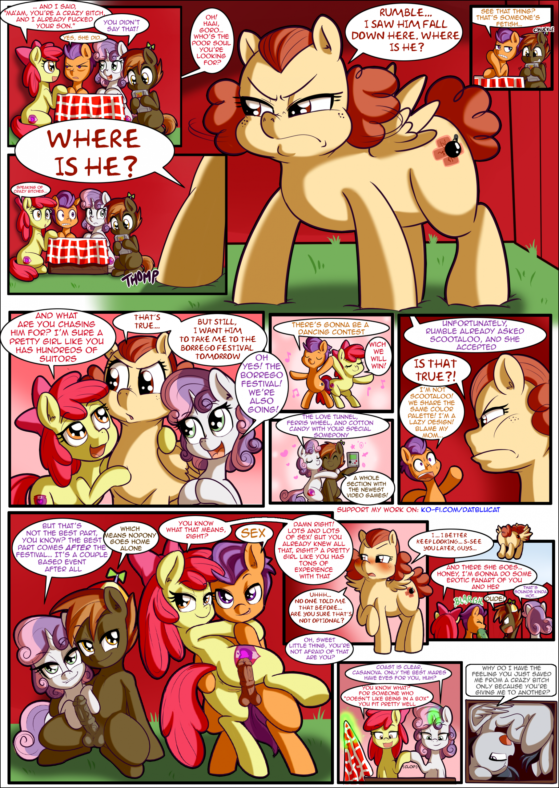 Triple Date porn comic picture 5