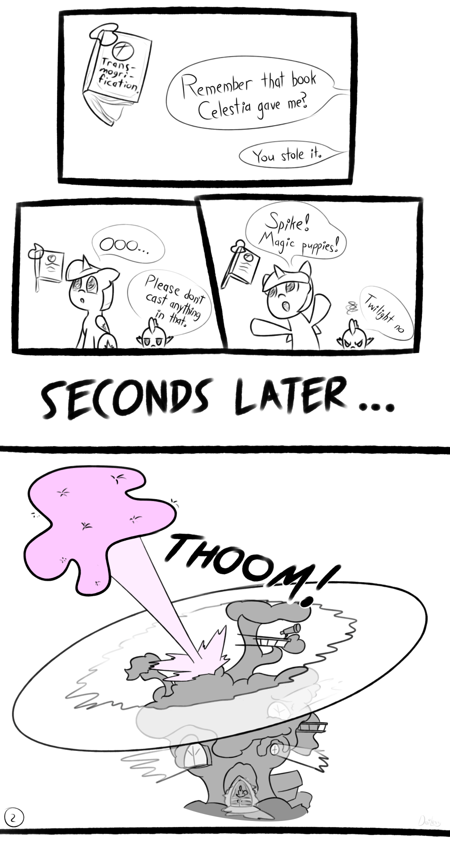 Twilight's Book of Transmogrification Chapter 1: Day of the Dog porn comic picture 3