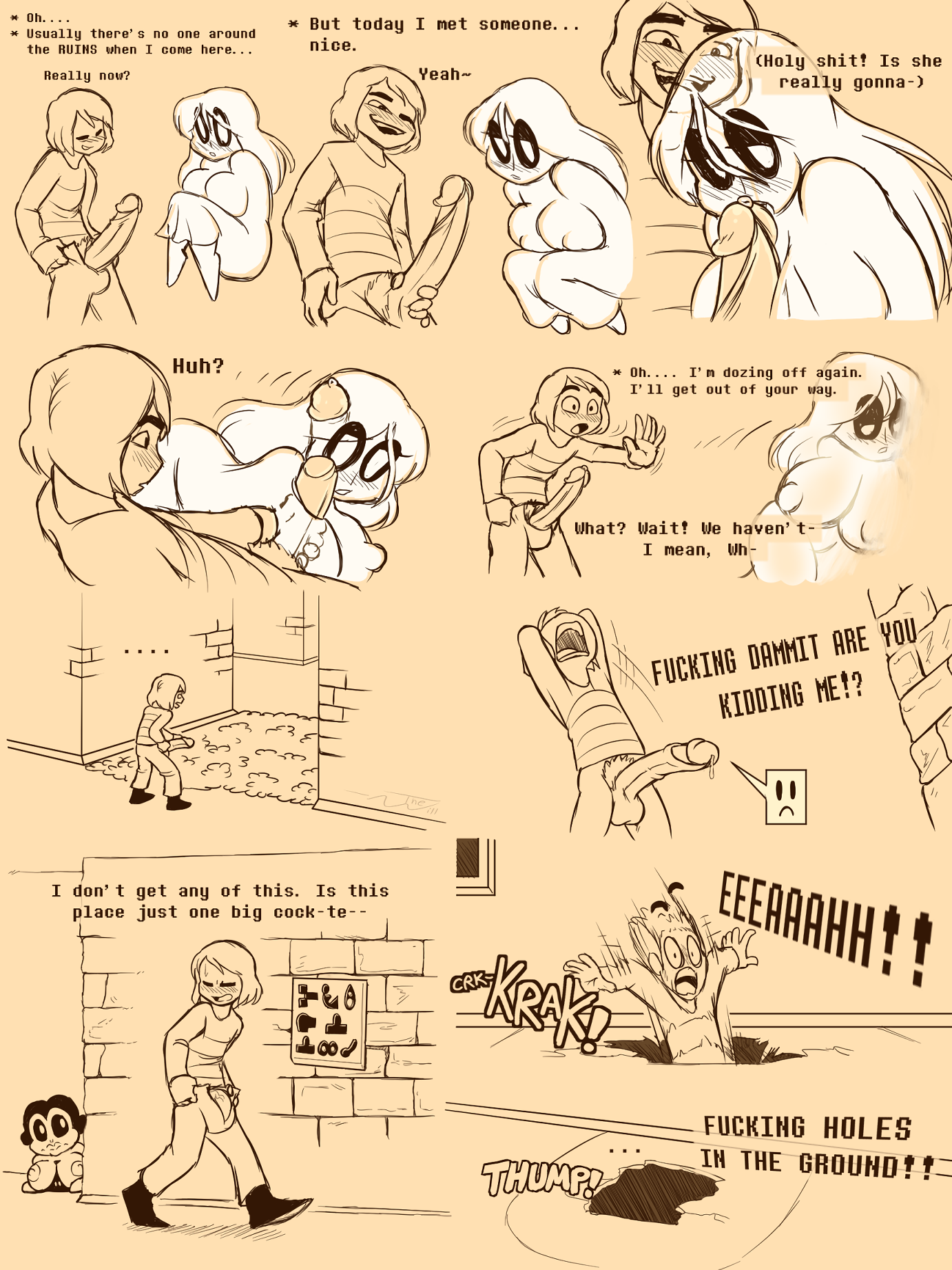 Under(her)tail: Monster-GirlEdition 1 Reset porn comic picture 13