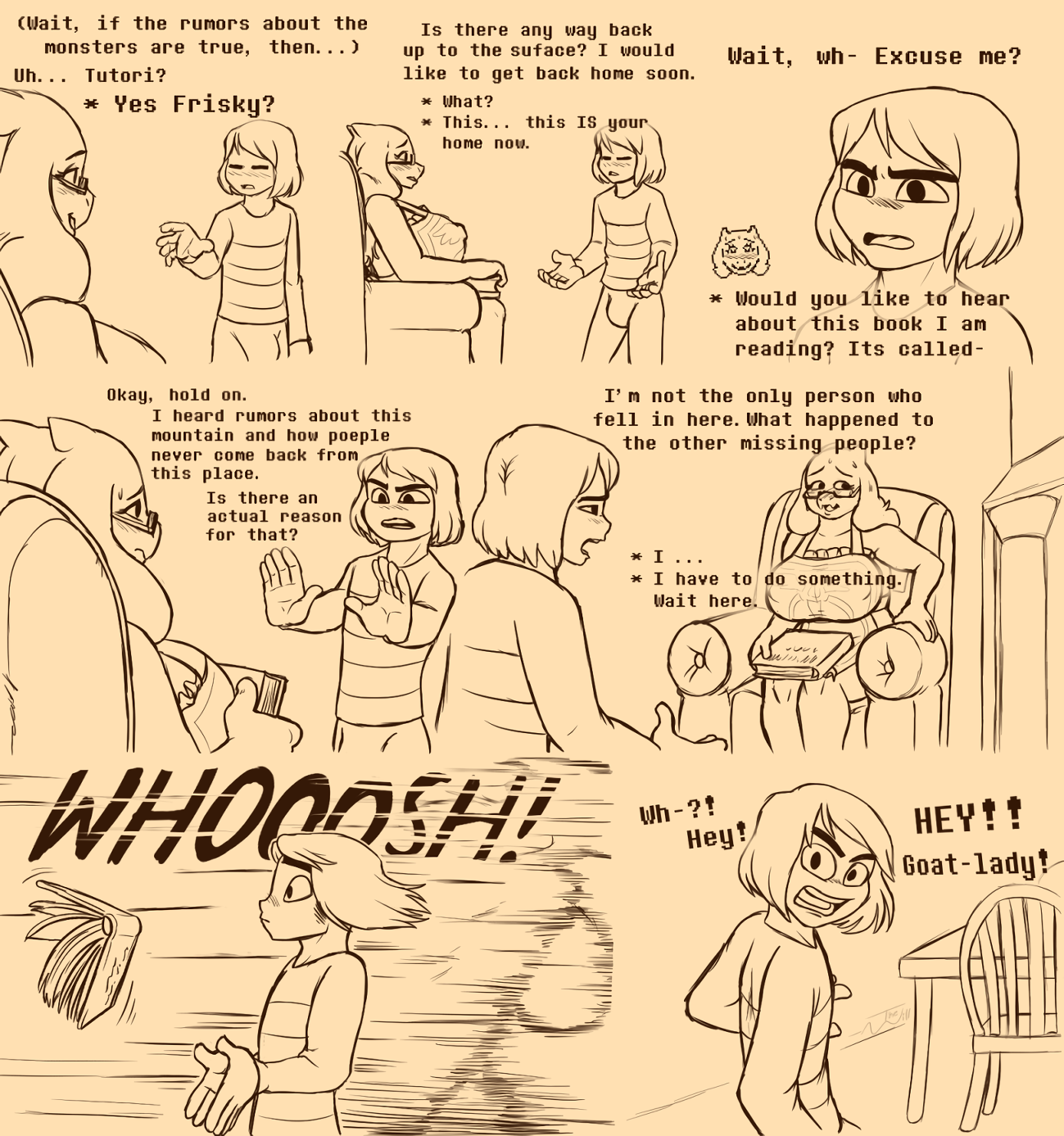 Under(her)tail: Monster-GirlEdition 1 Reset porn comic picture 24