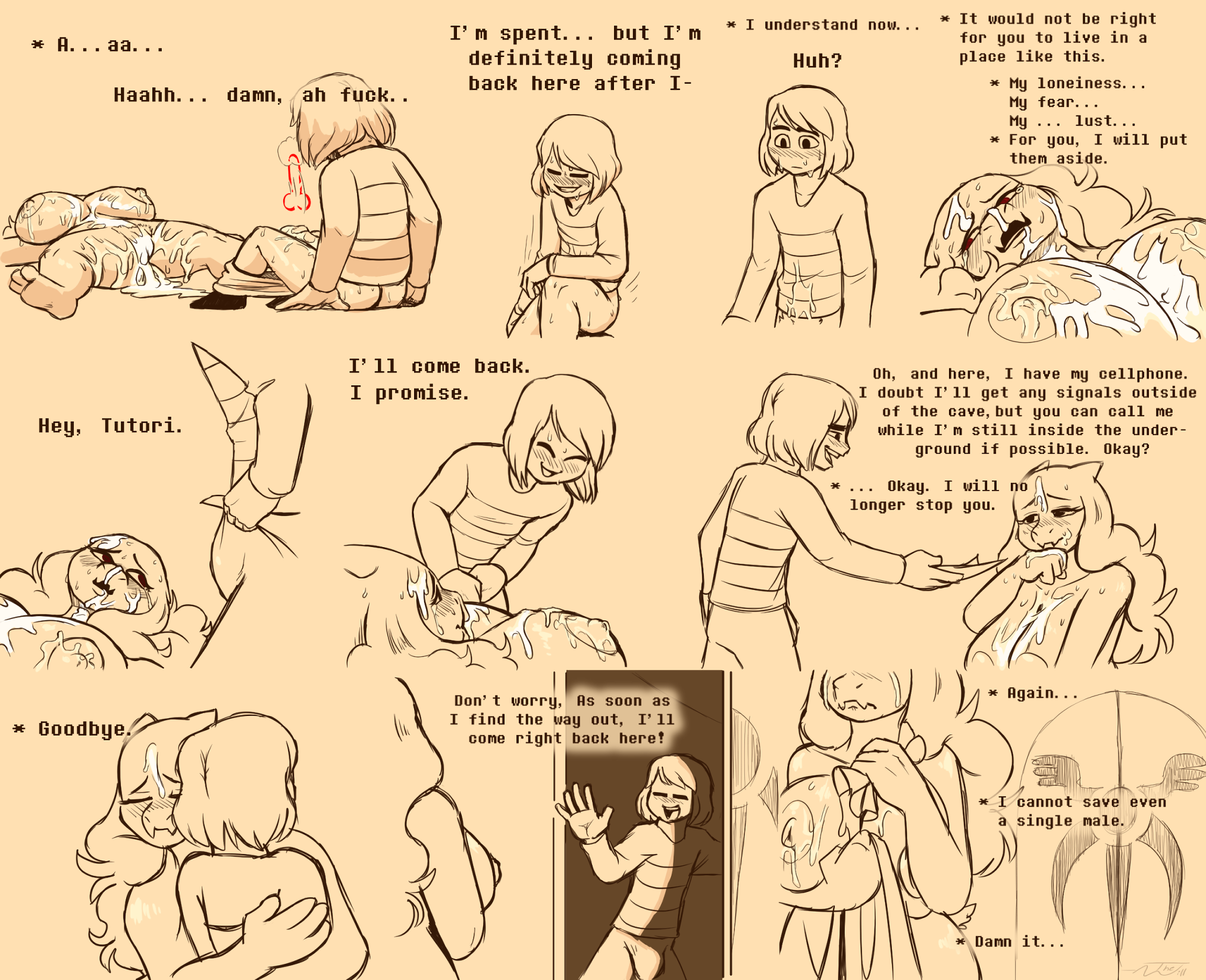 Under(her)tail: Monster-GirlEdition 1 Reset porn comic picture 30