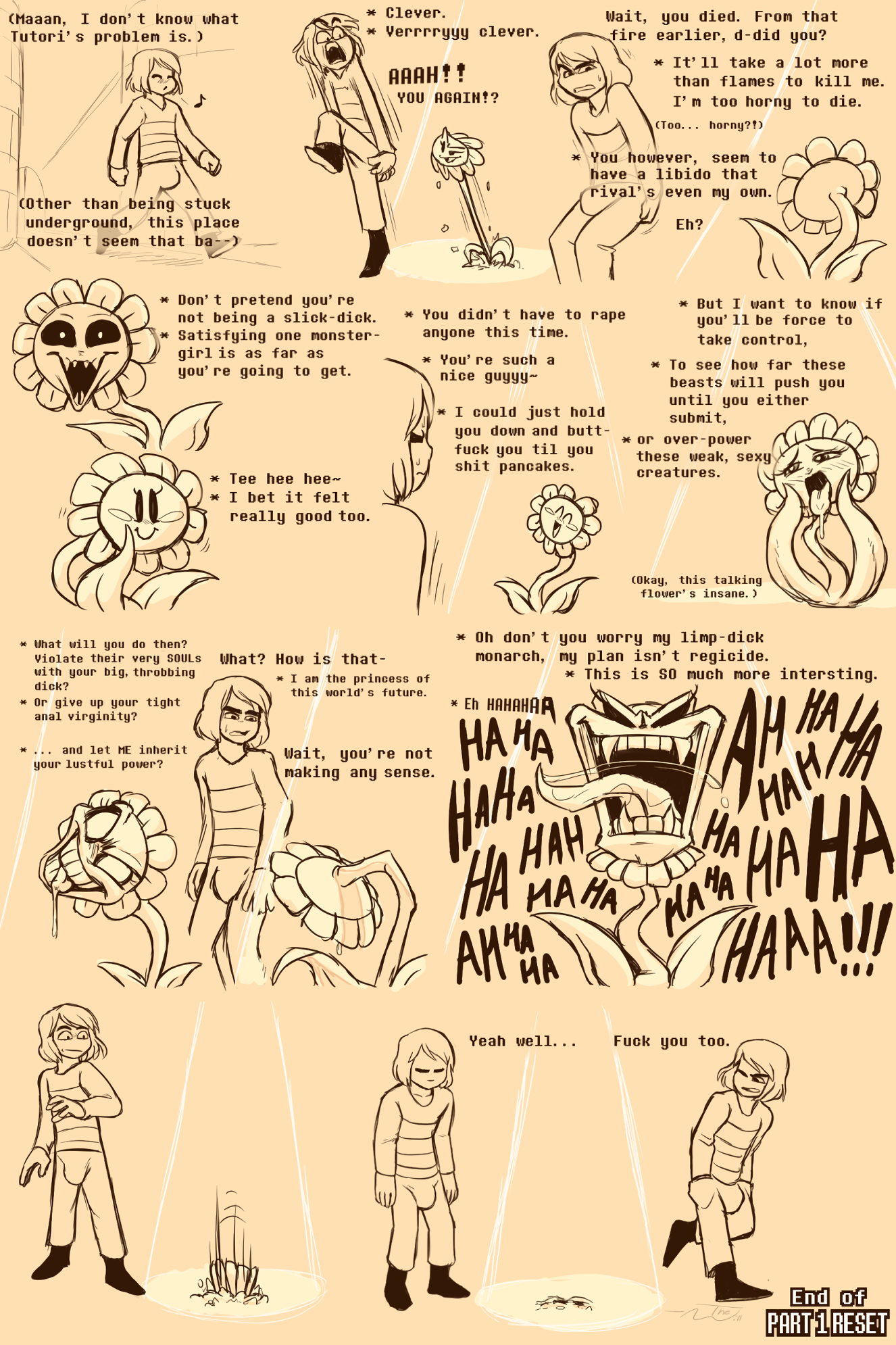 Under(her)tail: Monster-GirlEdition 1 Reset porn comic picture 31