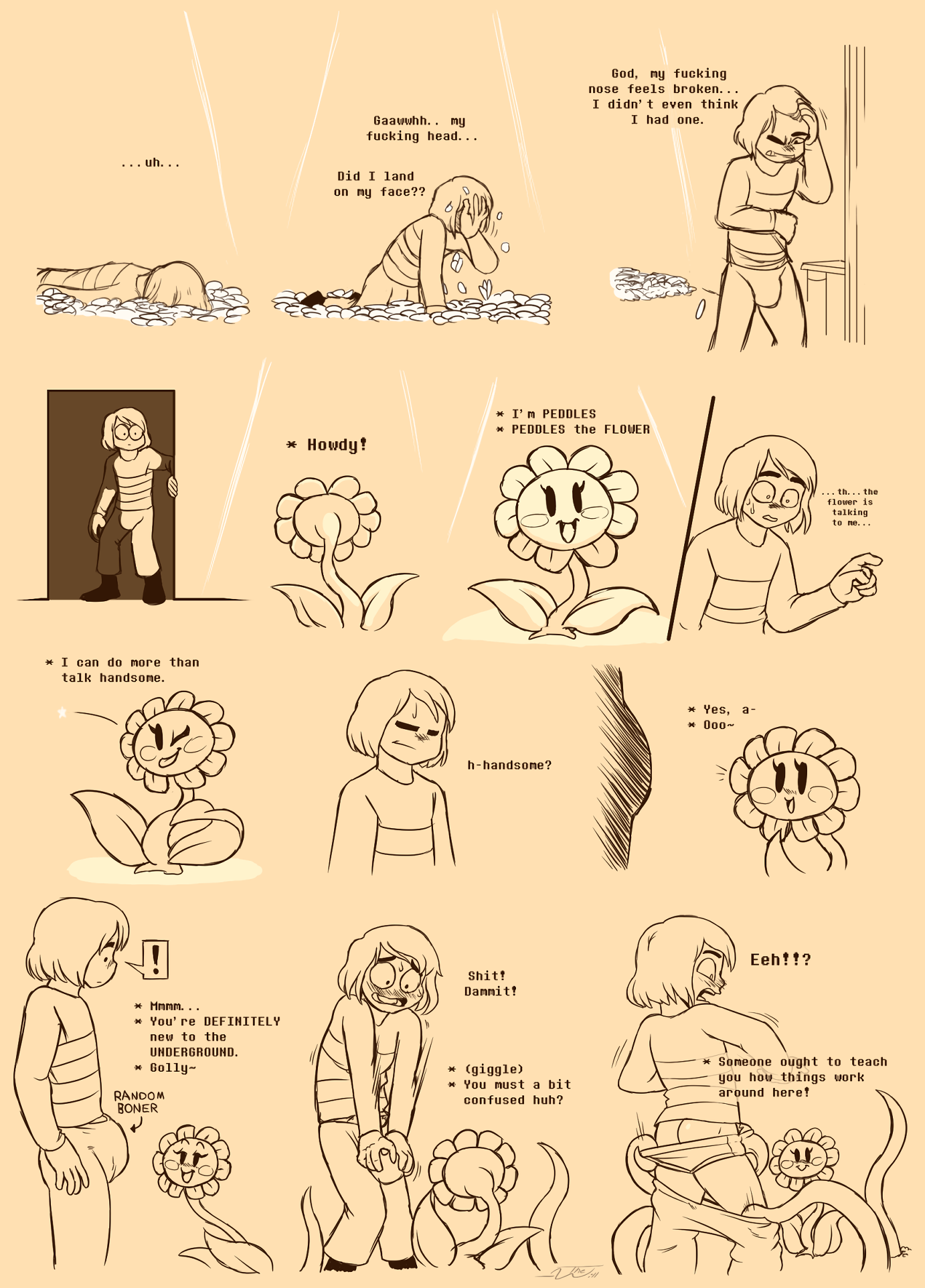 Under(her)tail: Monster-GirlEdition 1 Reset porn comic picture 7