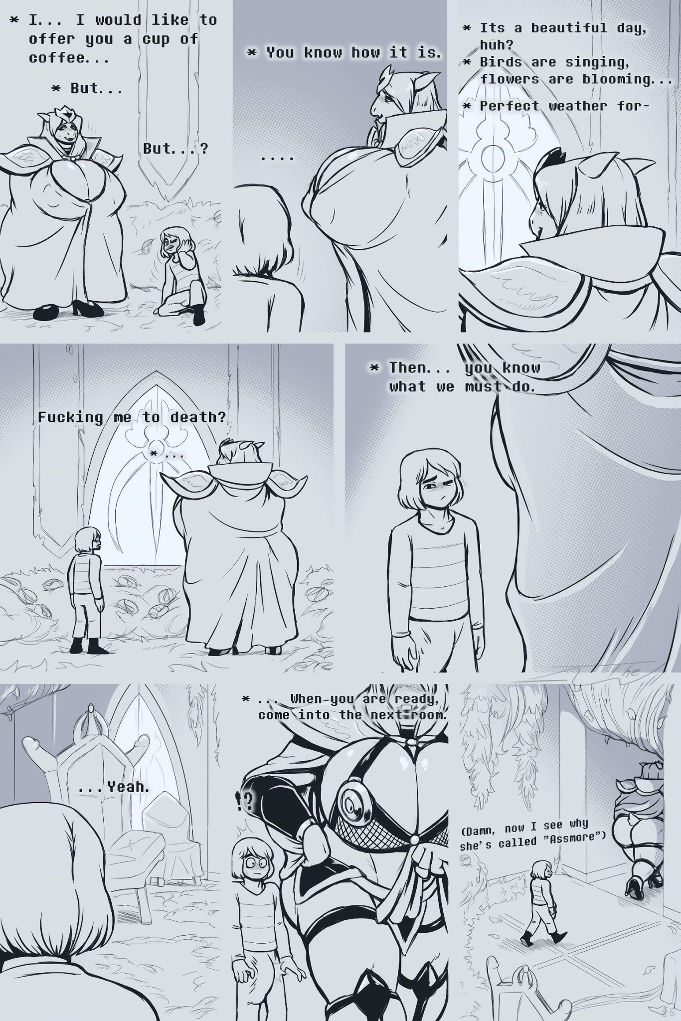 Under(her)tail Monster-GirlEdition 7 porn comic picture 15