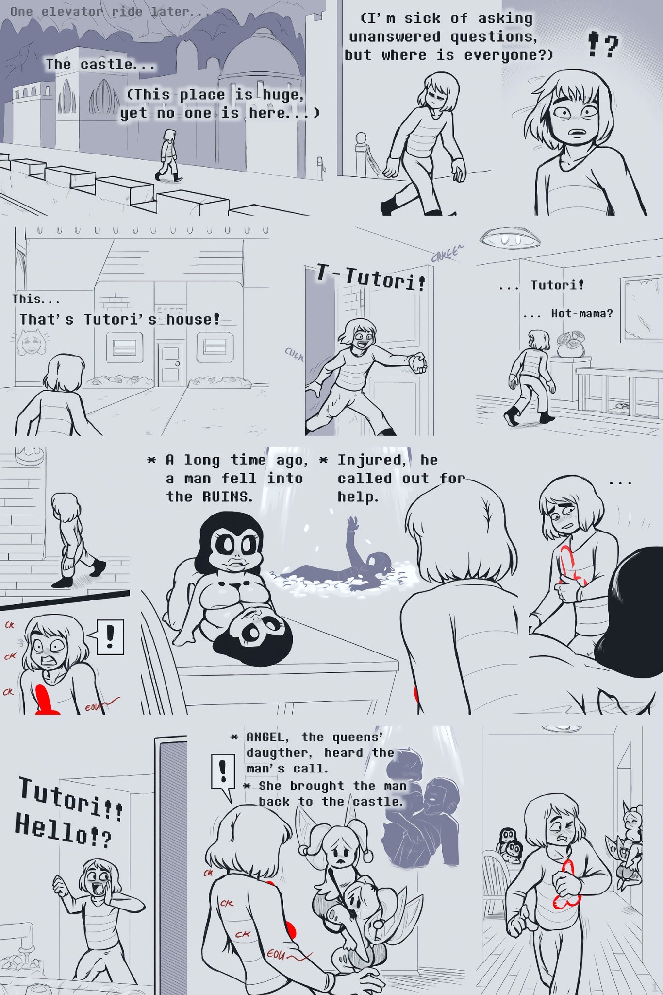 Under(her)tail Monster-GirlEdition 7 porn comic picture 2