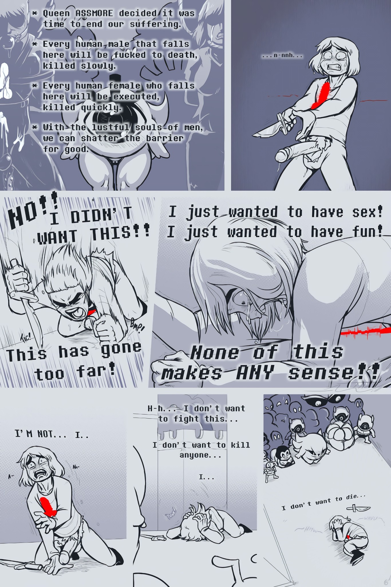 Under(her)tail Monster-GirlEdition 7 porn comic picture 6