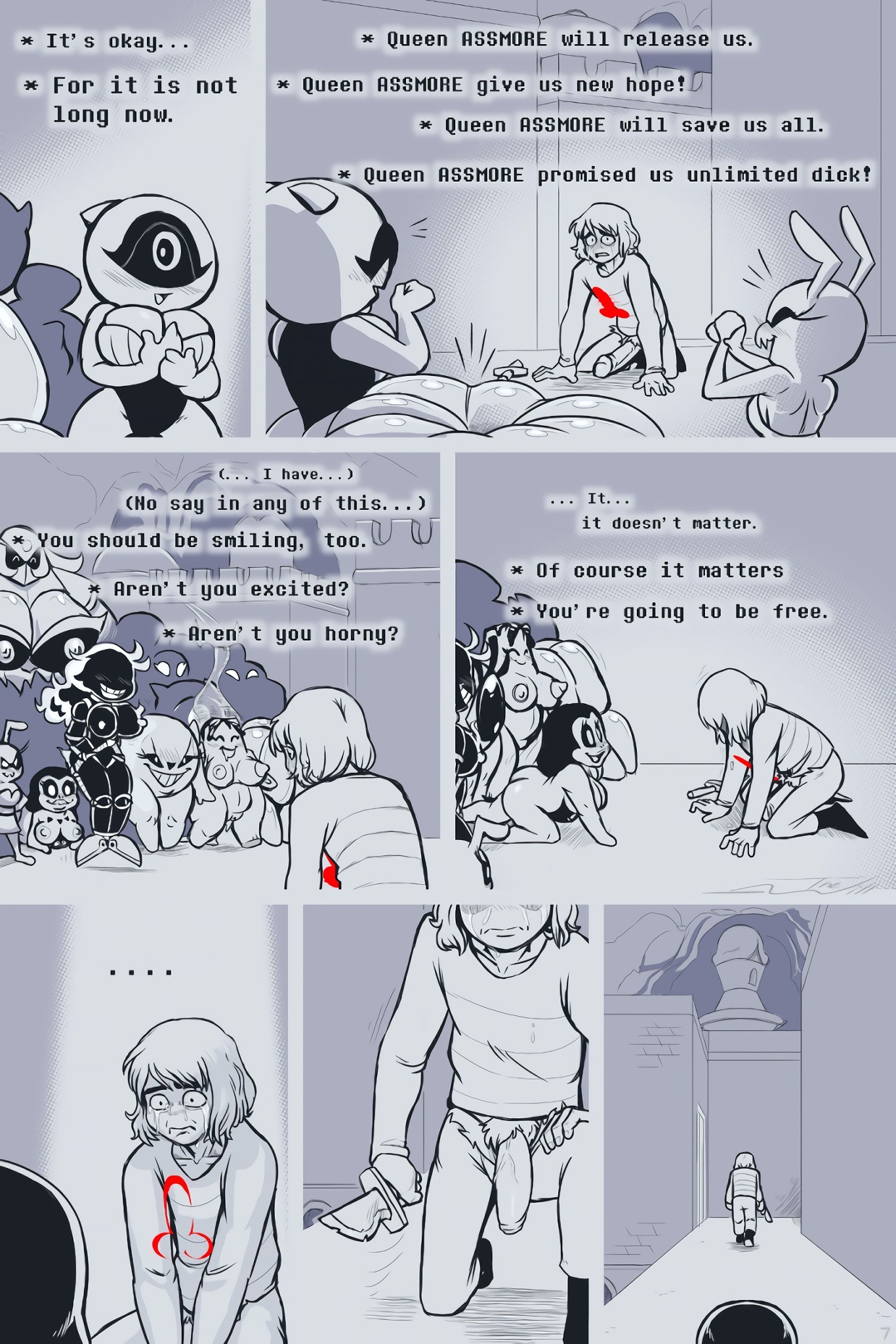 Under(her)tail Monster-GirlEdition 7 porn comic picture 7