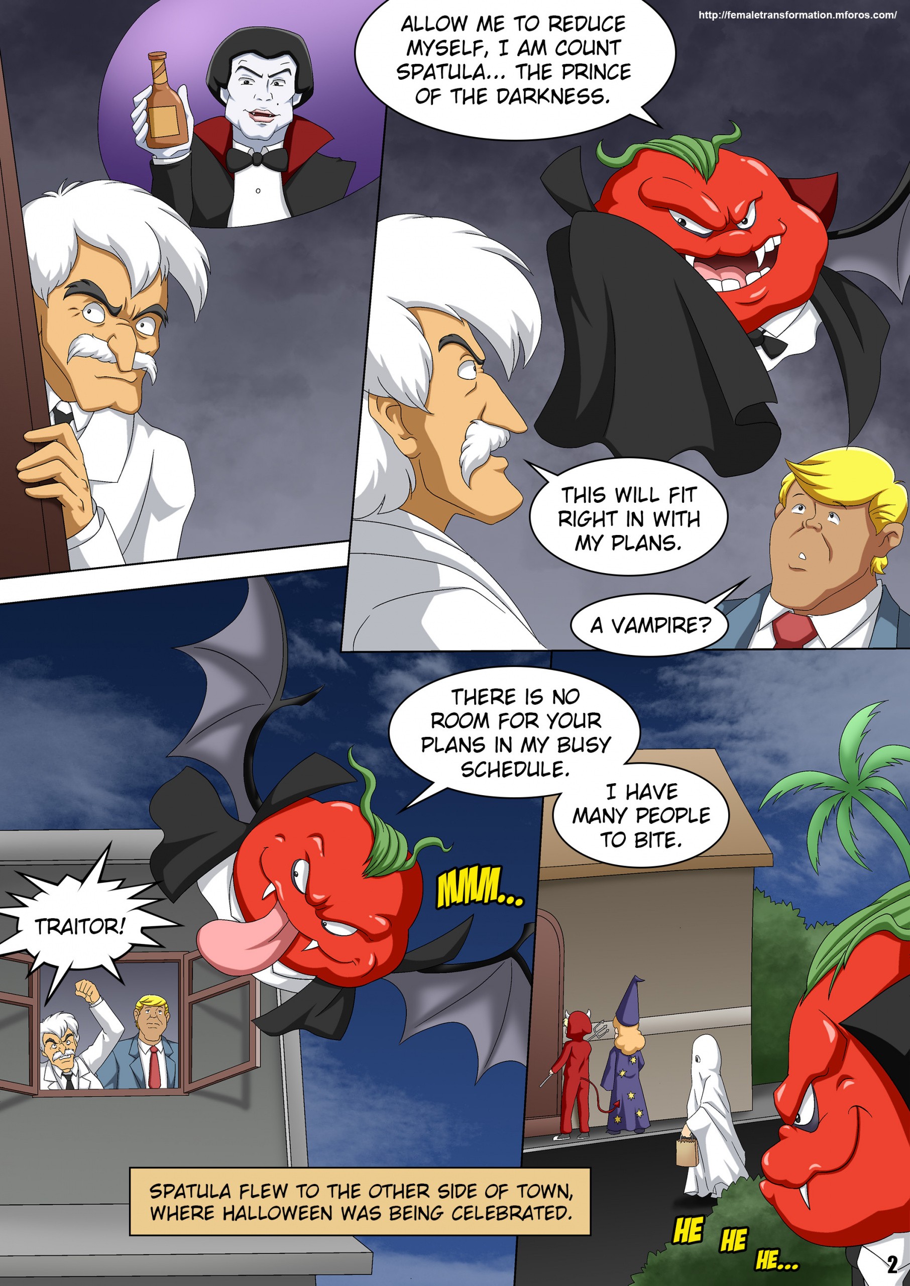 Vamp or Treat porn comic picture 3