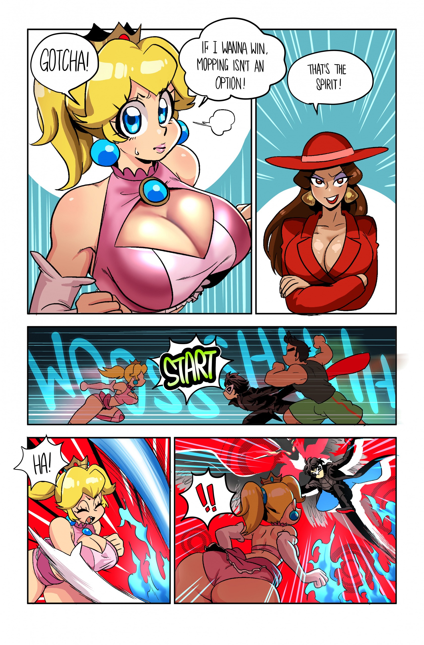 Wrestling Princess 2 porn comic picture 4