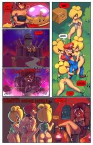 Bowsette's Bondage Bastille porn comic picture 1