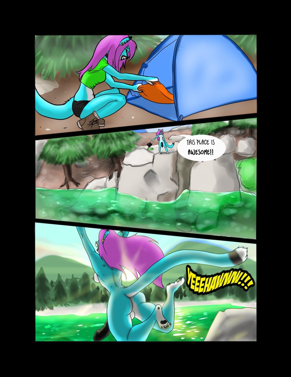 Bare Attack! porn comic picture 3