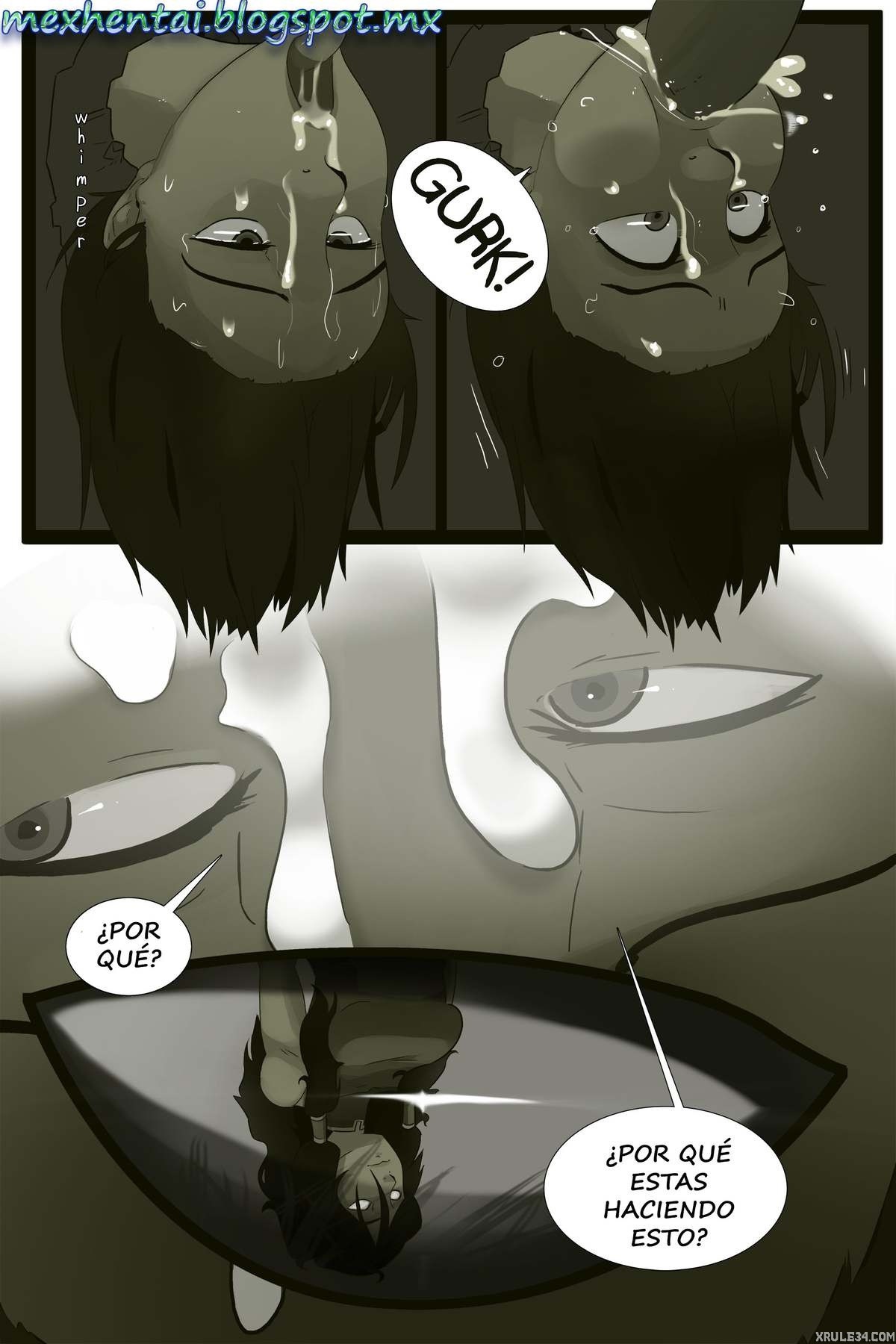 Caged with a Ghost porn comic picture 23