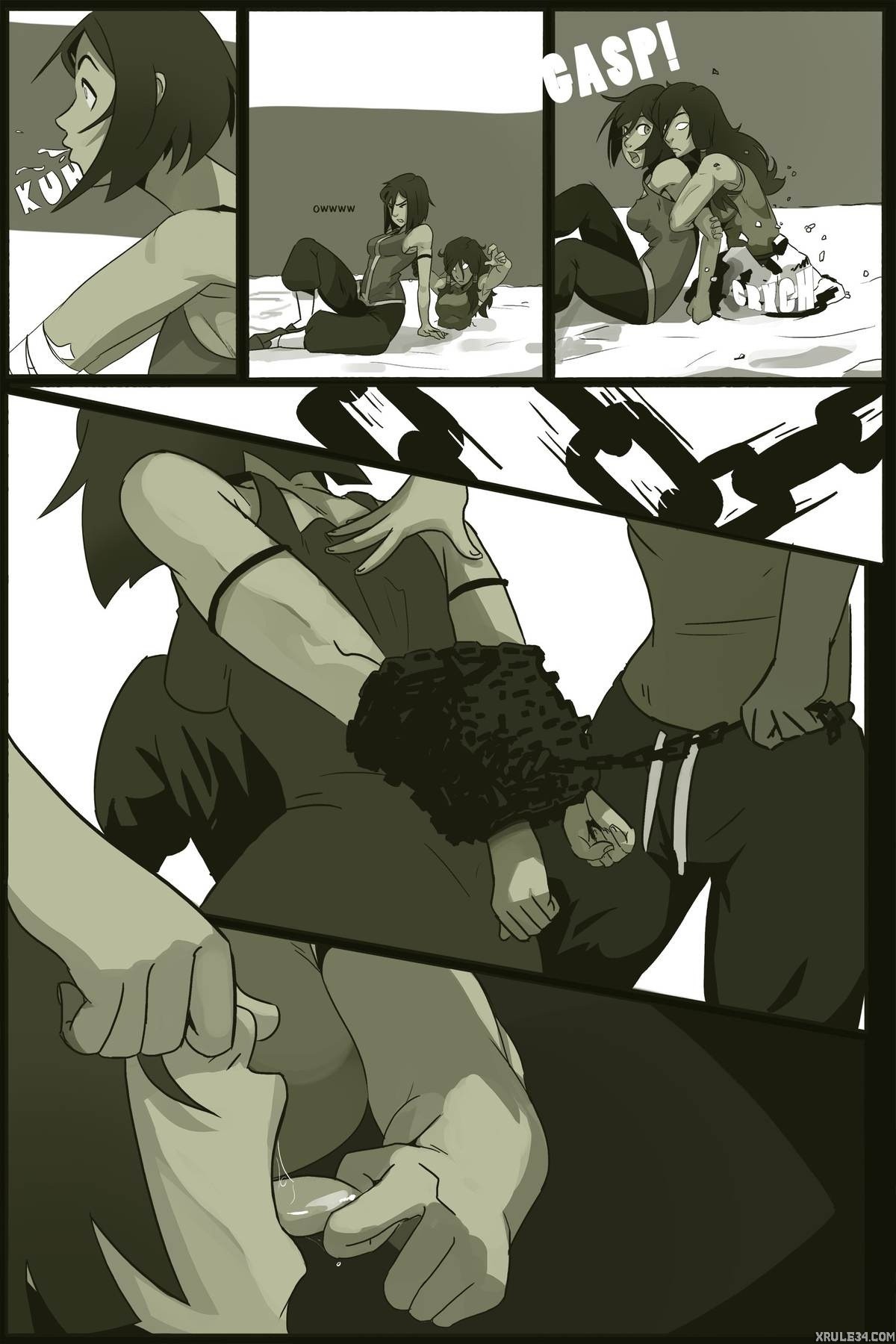 Caged with a Ghost porn comic picture 9
