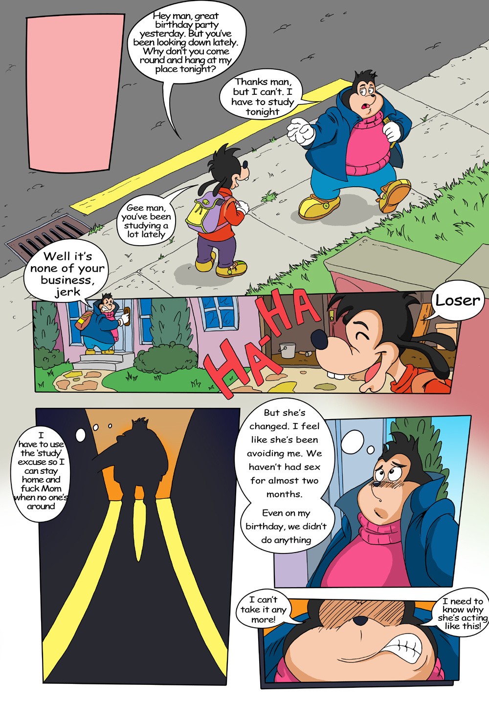 Goof Troop Momma's Boy porn comic picture 14