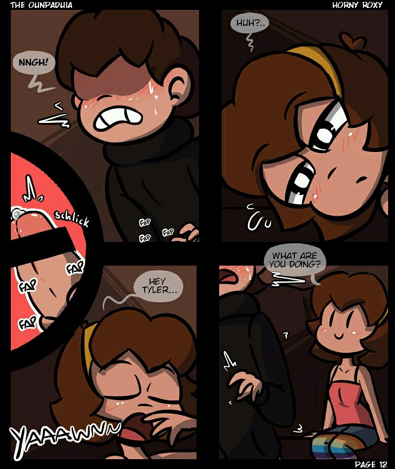 Horny Roxy porn comic picture 13