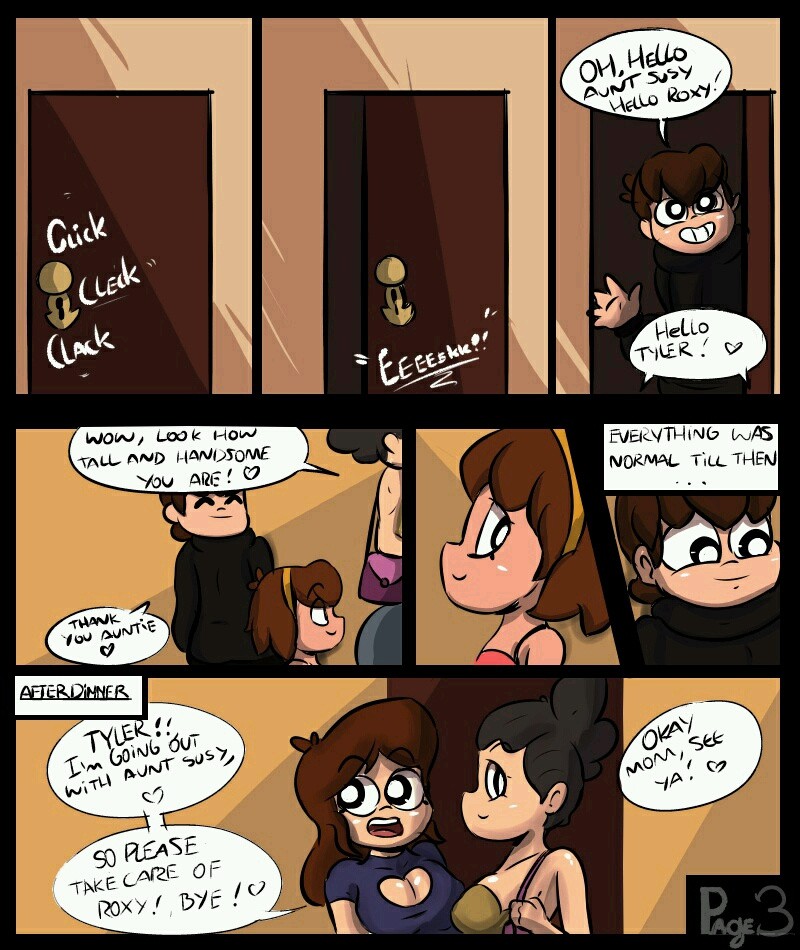 Horny Roxy porn comic picture 4