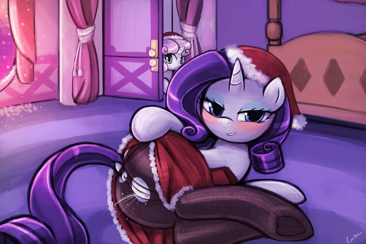 Merry Hoofmas porn comic picture 54