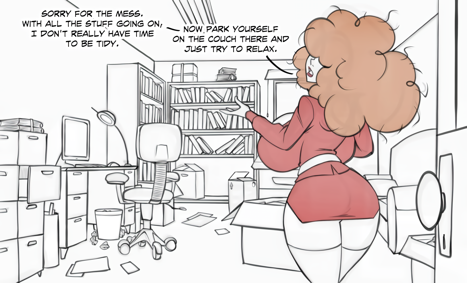 Miss B's Stress Relief!!! porn comic picture 7