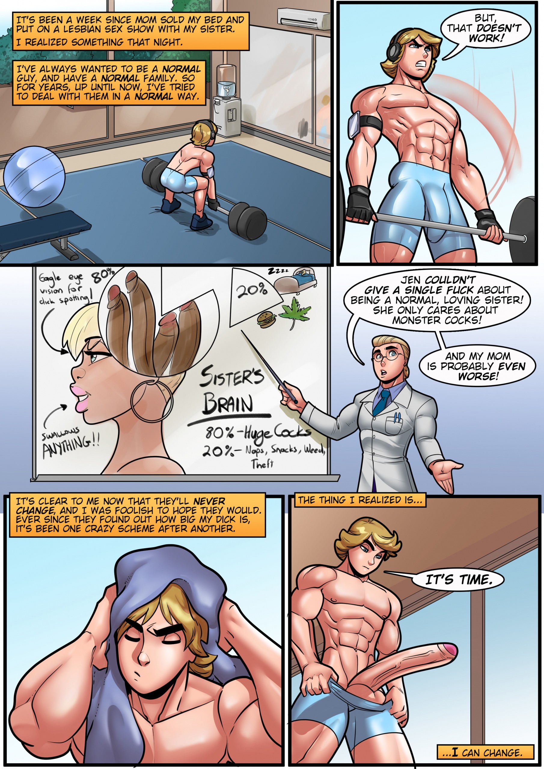 My Mom And Sister Are Size Queen Sluts 3 porn comic picture 2