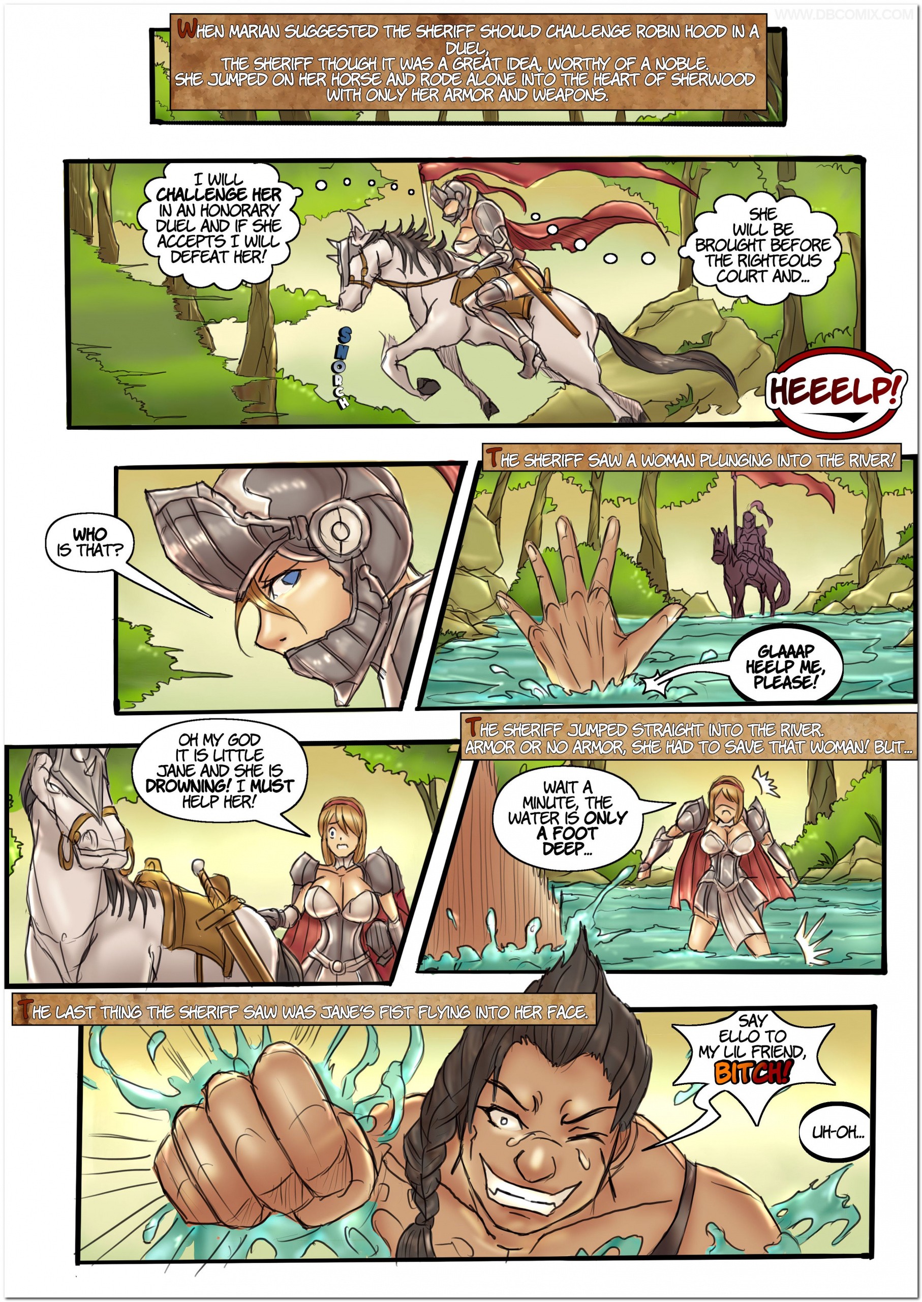 Robin Hood the Queen of Thieves 1 porn comic picture 10