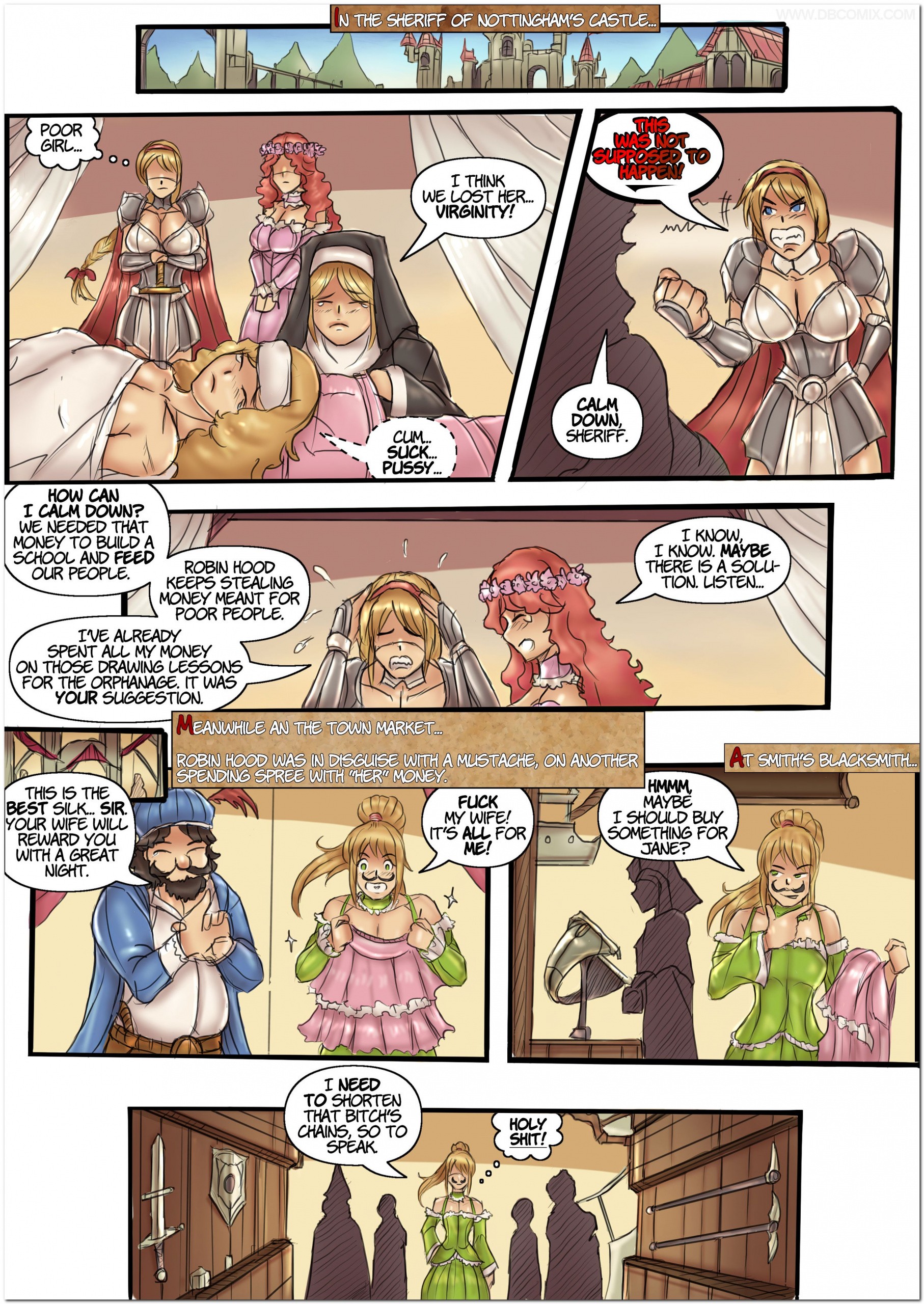 Robin Hood the Queen of Thieves 1 porn comic picture 8