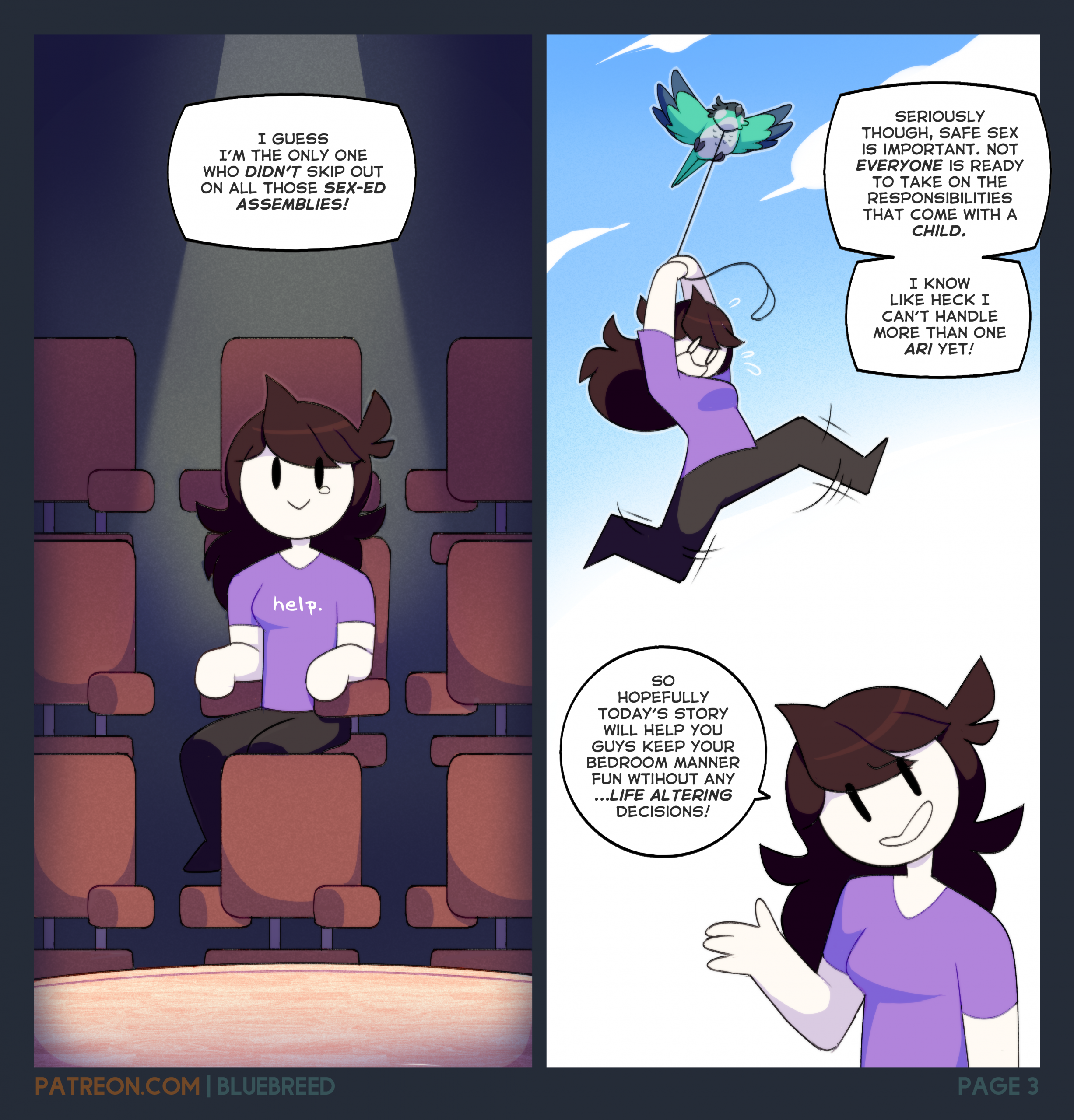 Safe-ish Sex porn comic picture 3