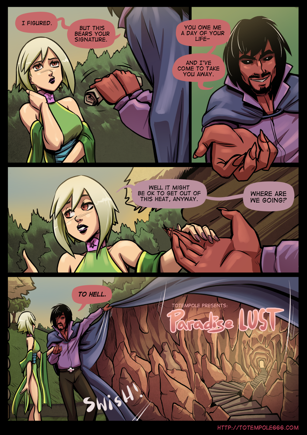 The Cummoner 22: Paradise Lust porn comic picture 5