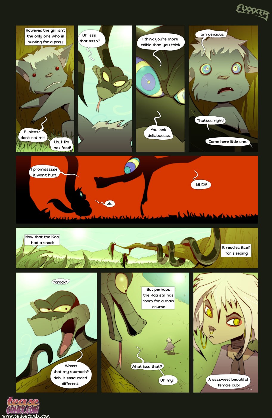 The Snake and The Girl 1 porn comic picture 3