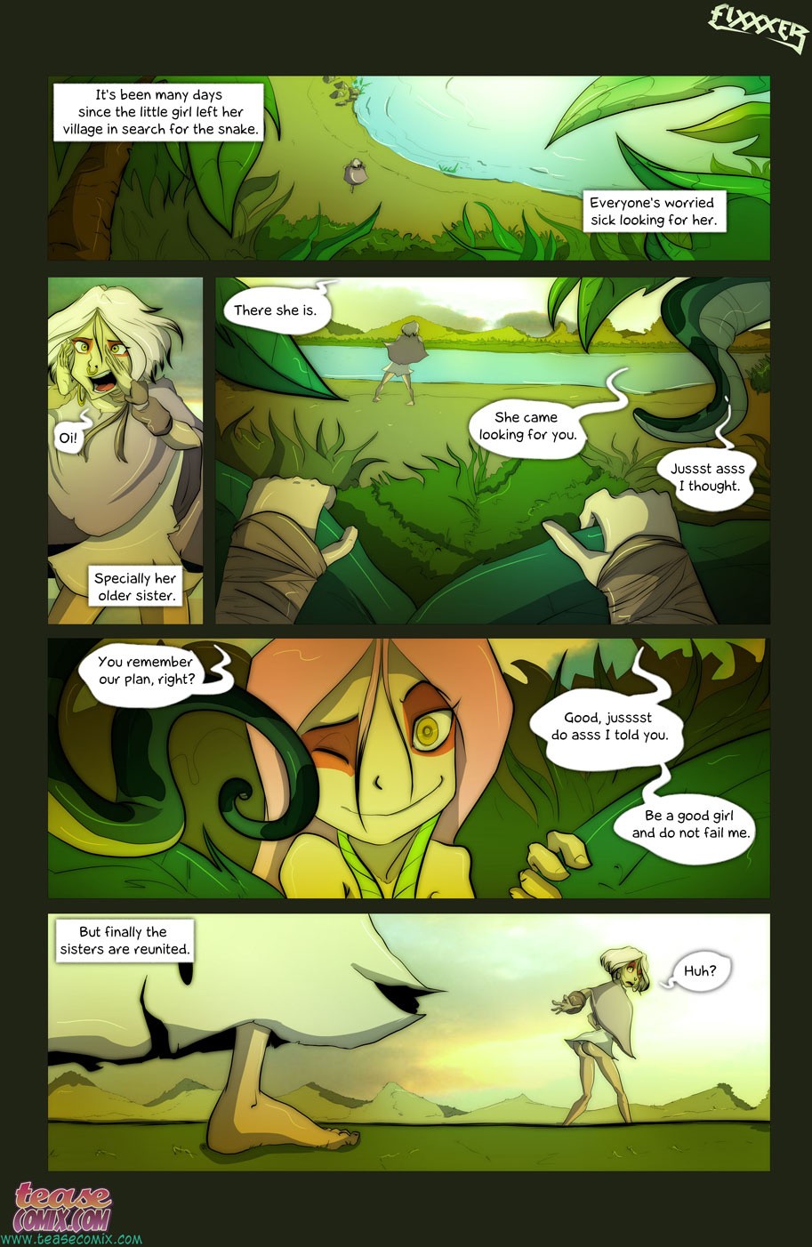 The Snake and The Girl 2 porn comic picture 22