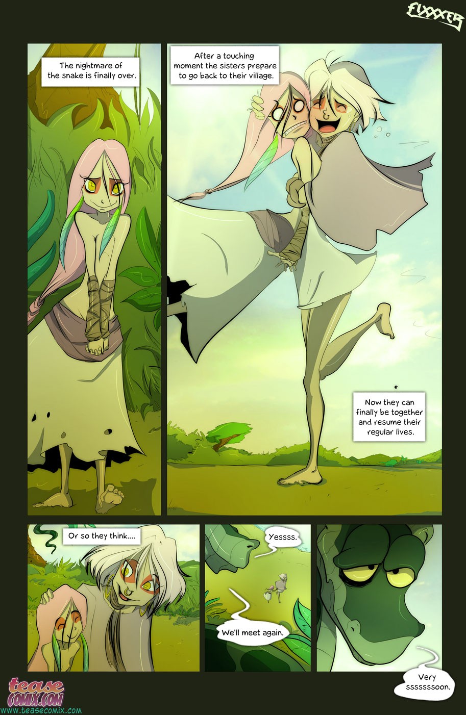The Snake and The Girl 2 porn comic picture 23