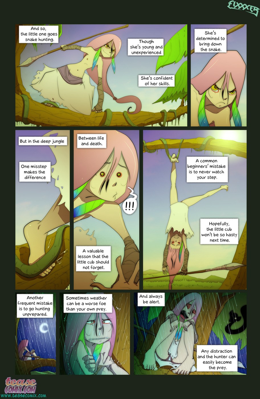 The Snake and The Girl 2 porn comic picture 4