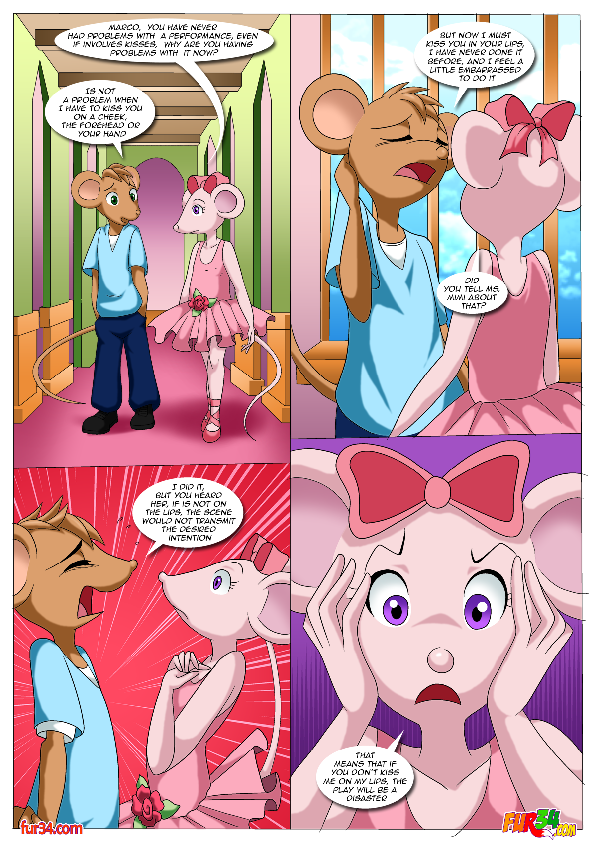 Angelina and Marcos Private Debut porn comic picture 4