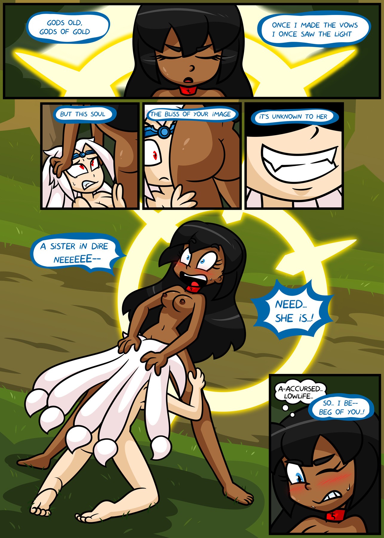 Bright Darkness - The Priestess And The Witch porn comic picture 11