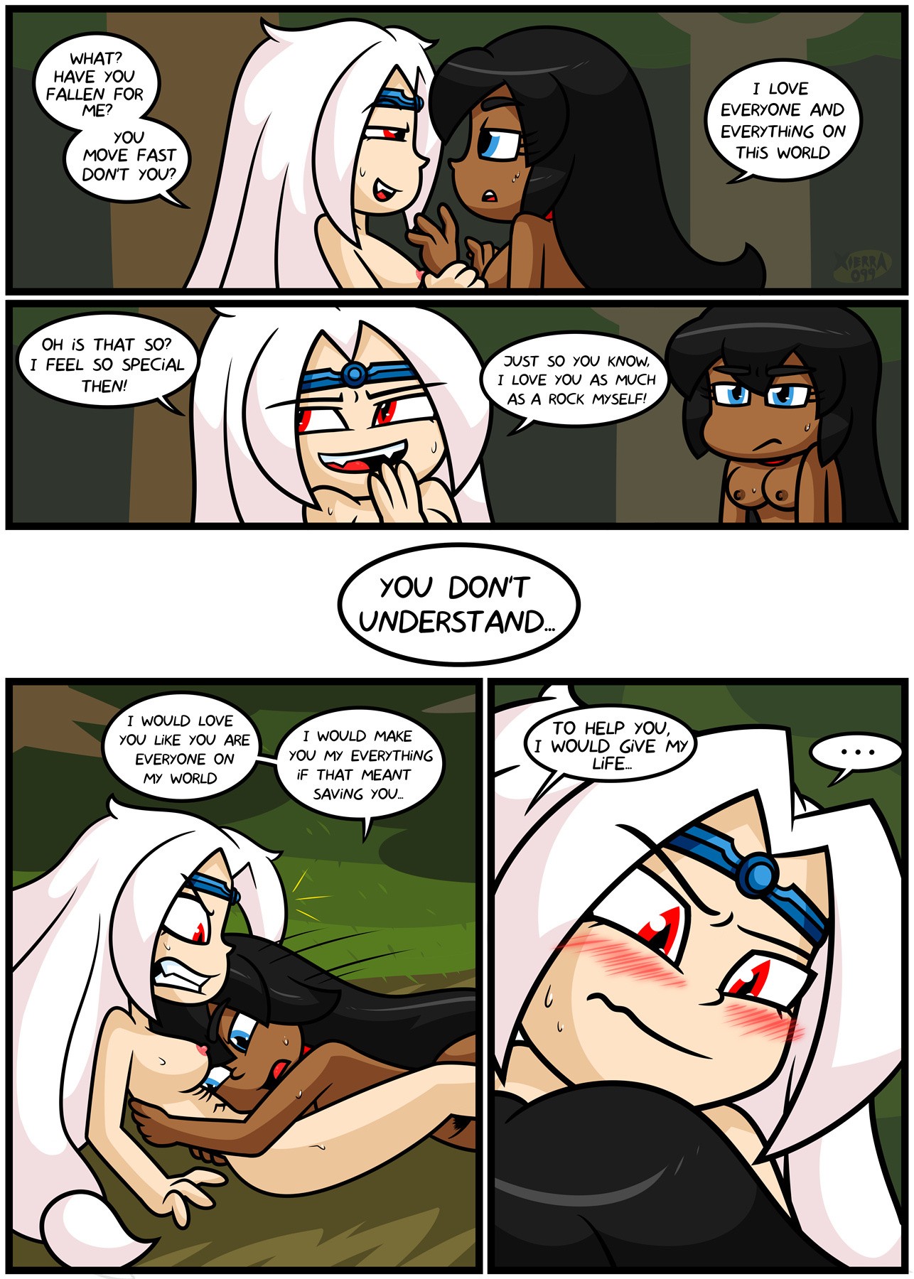 Bright Darkness - The Priestess And The Witch porn comic picture 17
