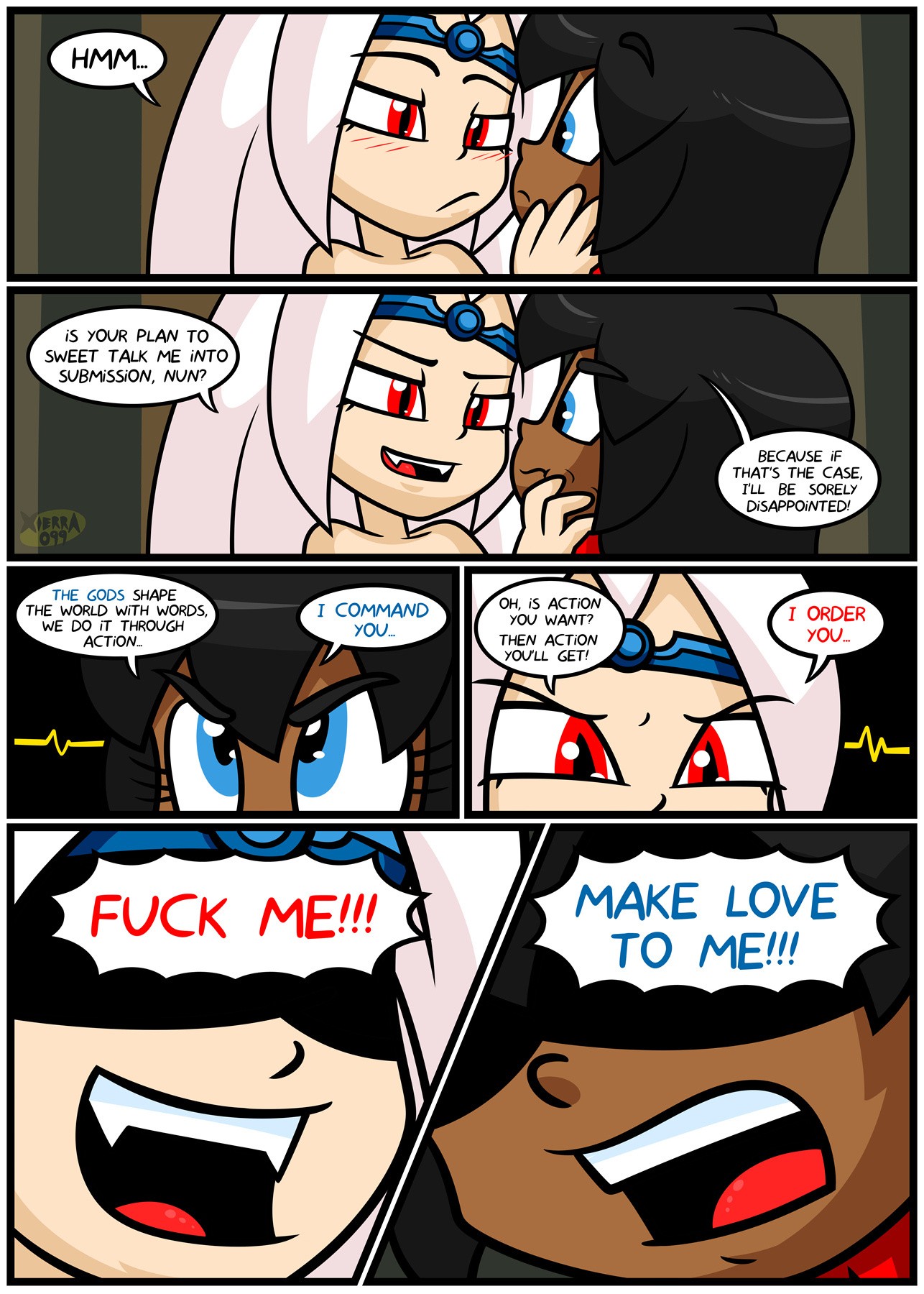 Bright Darkness - The Priestess And The Witch porn comic picture 18