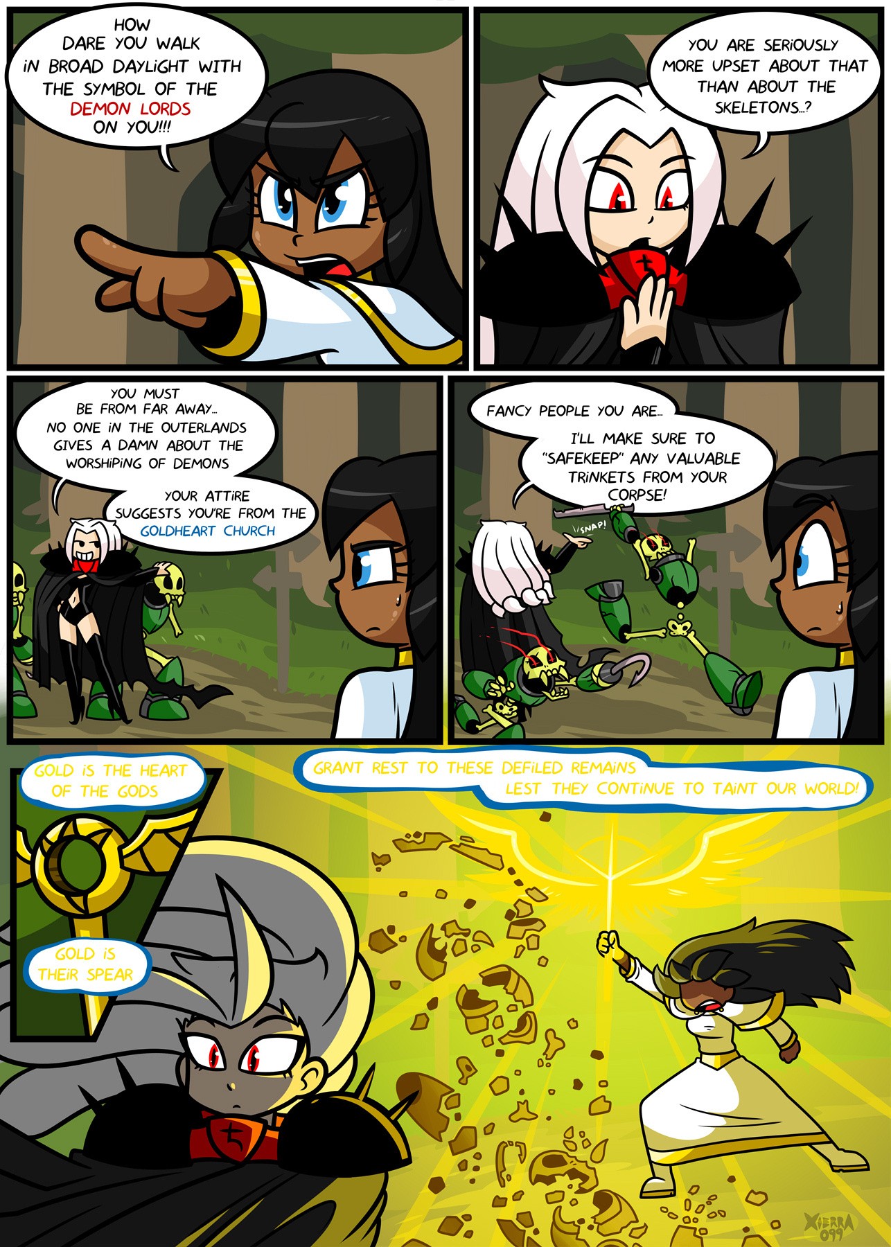 Bright Darkness - The Priestess And The Witch porn comic picture 3