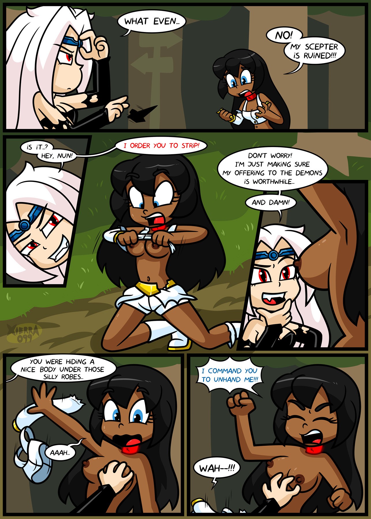 Bright Darkness - The Priestess And The Witch porn comic picture 6