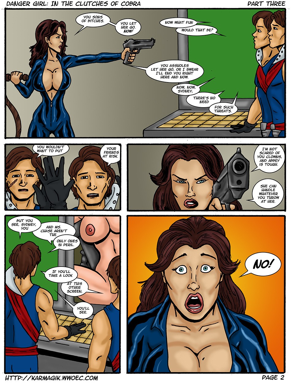 Danger Girl In the Clutches of Cobra porn comic picture 12