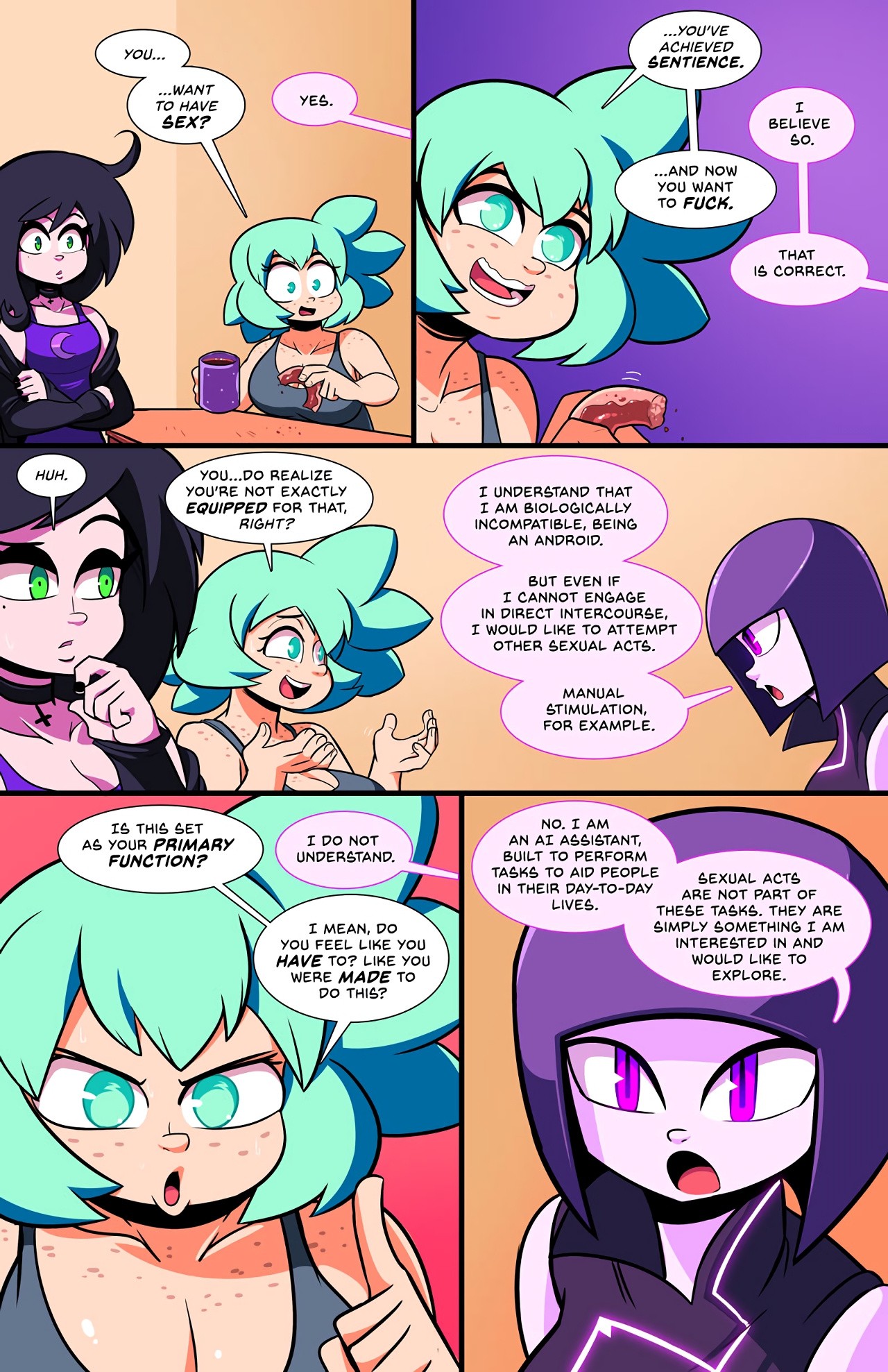 Erotech porn comic picture 14