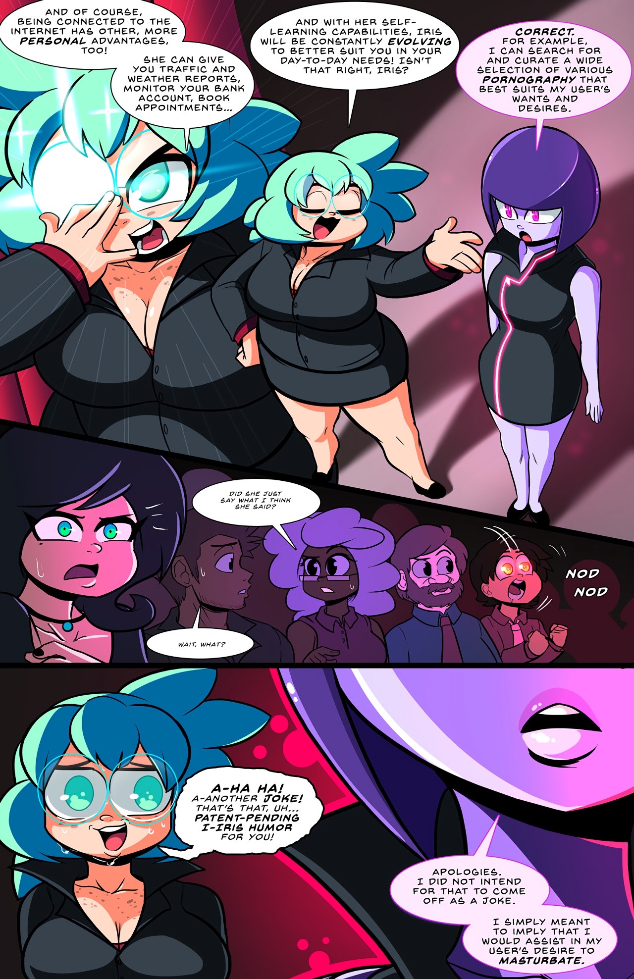 Erotech porn comic picture 6