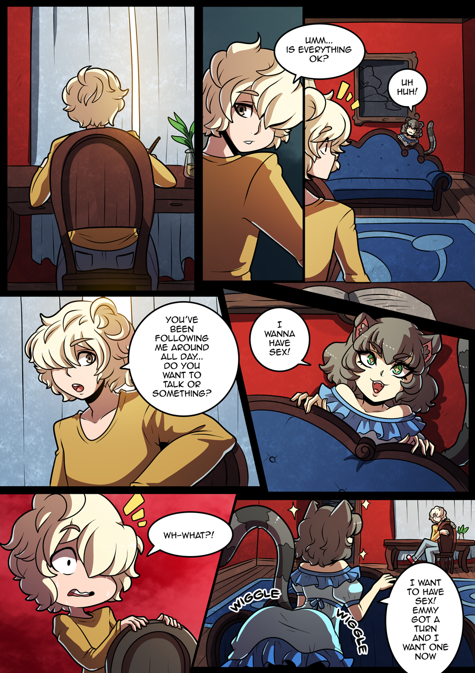 Feline Chateau porn comic picture 23