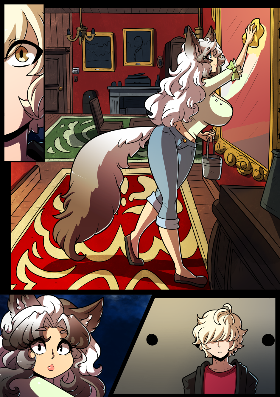 Feline Chateau porn comic picture 3