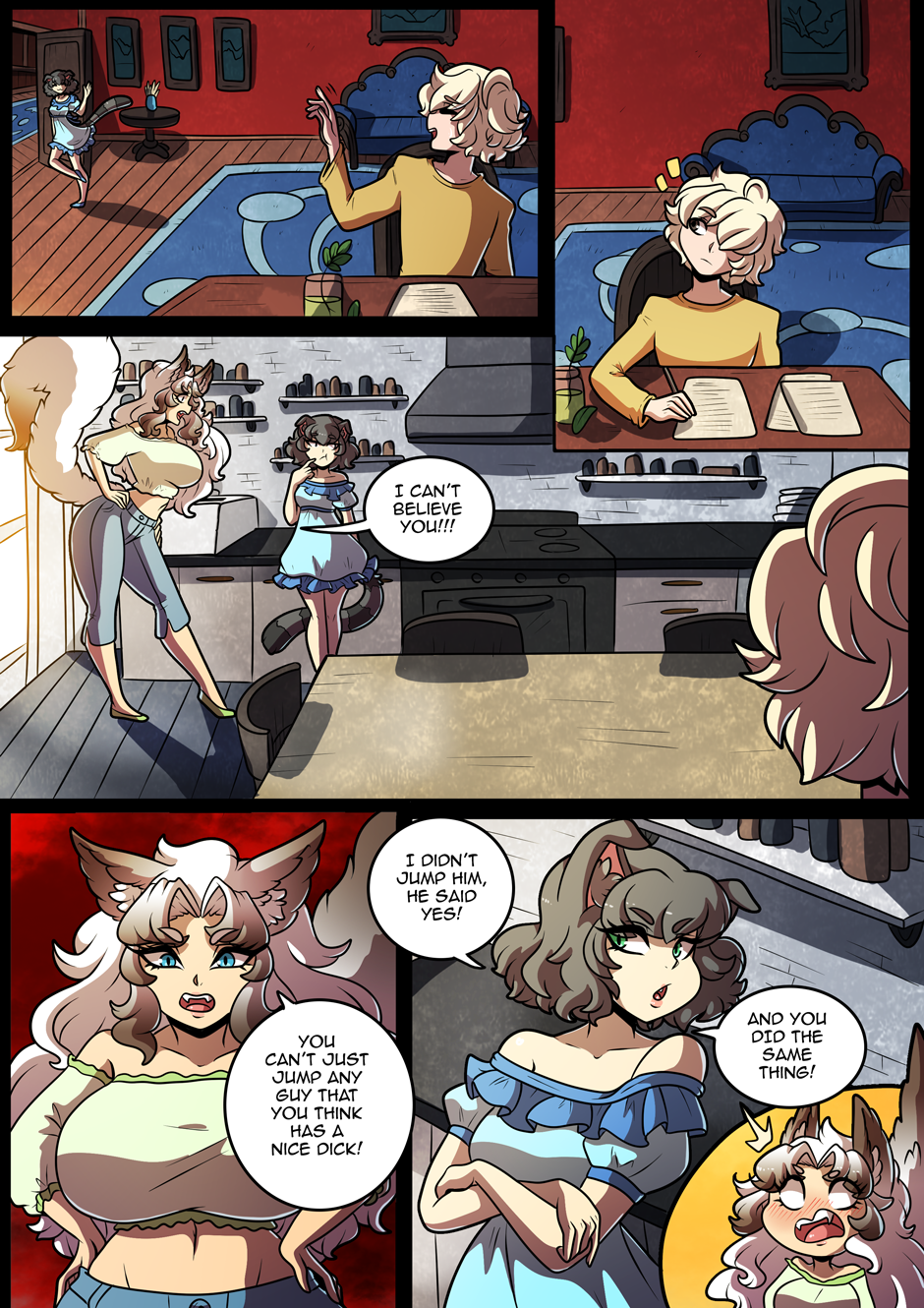 Feline Chateau porn comic picture 33