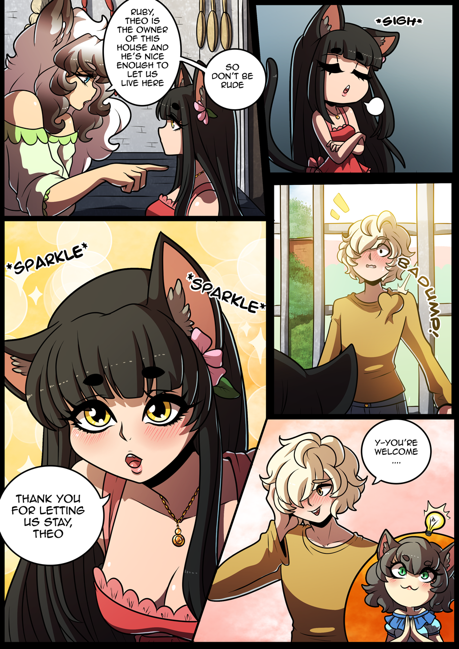 Feline Chateau porn comic picture 37